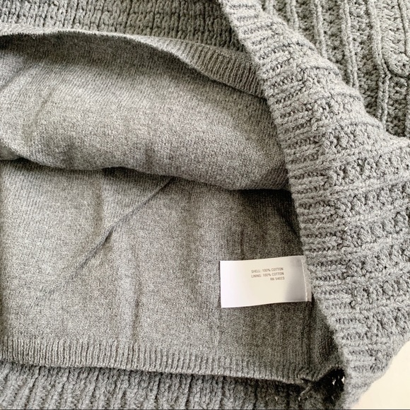 Gray Adjustable Knit Skirt Girls w/ Pockets - Picture 5 of 5